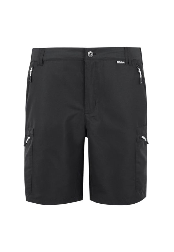 Regatta - Męskie Spodenki Leesville III. Kolor: wielokolorowy, szary, fioletowy. Sport: turystyka piesza