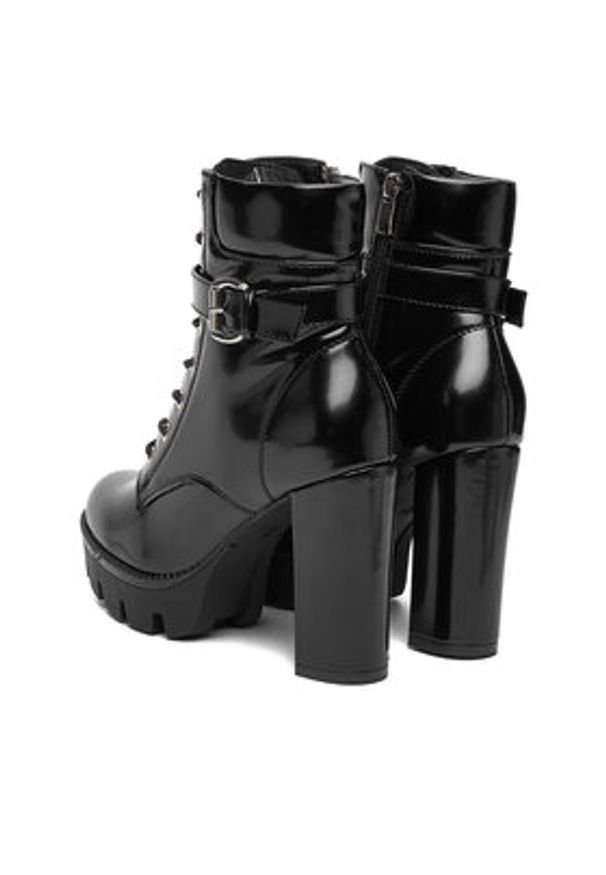 DeeZee Botki 23756-1 Czarny. Kolor: czarny. Materiał: syntetyk, materiał
