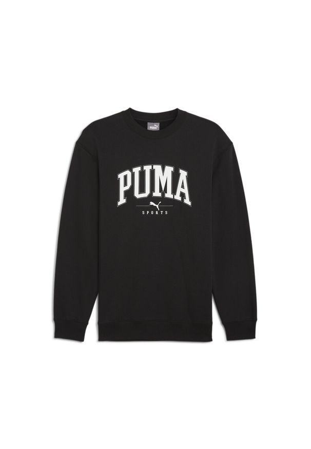 Puma - Męska bluza PUMA SQUAD PUMA Black. Kolor: czarny. Materiał: guma, zamsz. Wzór: aplikacja