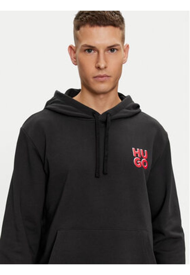 Hugo Bluza Dimonihood 50520159 Czarny Regular Fit. Kolor: czarny. Materiał: bawełna