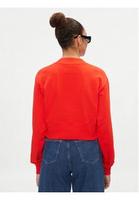 Calvin Klein Jeans Bluza Stacked Institutional J20J221466 Czerwony Regular Fit. Kolor: czerwony. Materiał: bawełna #2