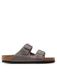 Birkenstock Klapki Arizona Bs 552801 Szary. Kolor: szary. Materiał: skóra #4