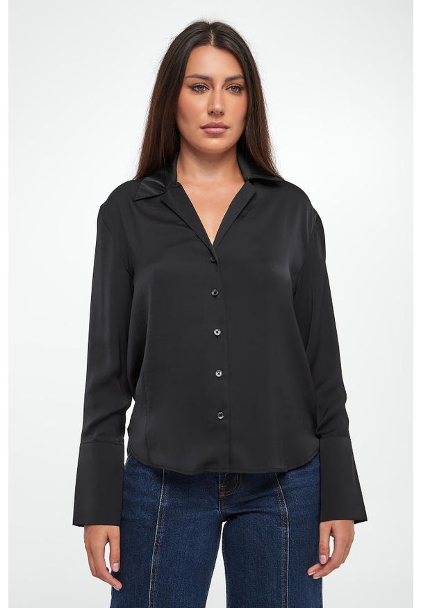 Koszula damska satynowa DKNY. Materiał: satyna