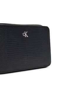Calvin Klein Torebka Lizard Embossed Lthr Mini Wallet LV04F1071G Czarny. Kolor: czarny. Materiał: skórzane