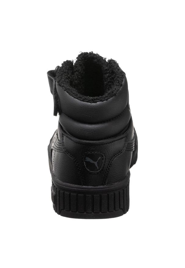 Puma - Buty Damskie Carina 2.0 Ze Skóry Ekologicznej O Średnim Kroju. Kolor: czarny. Materiał: skóra ekologiczna. Styl: sportowy