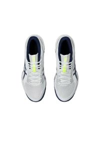 Buty halowe Asics Gel-Task MT 4. Zapięcie: sznurówki. Kolor: biały, wielokolorowy, niebieski. Materiał: materiał, syntetyk, tkanina. Szerokość cholewki: normalna