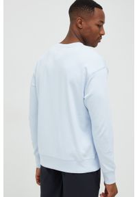 New Balance bluza męska z aplikacją. Kolor: niebieski. Materiał: bawełna. Wzór: aplikacja #4