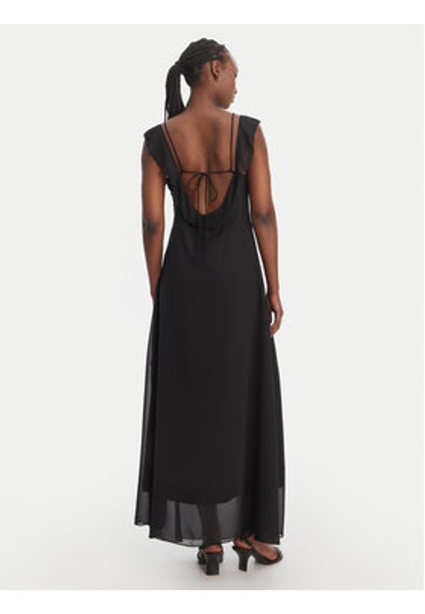 Eleh Sukienka letnia SS260337 Czarny Regular Fit. Kolor: czarny. Materiał: syntetyk. Sezon: lato