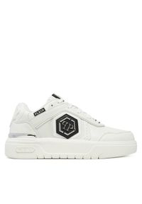 Philipp Plein - PHILIPP PLEIN Sneakersy SAES USC0766 PTE120N Biały. Kolor: biały. Materiał: skóra #1