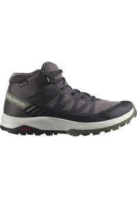 salomon - Buty trekkingowe damskie Salomon Outrise Mid Gtx W. Kolor: fioletowy