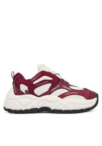 Sneakersy Armani Exchange. Kolor: czerwony