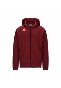 Dziecięca bluza dresowa Kappa Grevolo. Kolor: czerwony. Materiał: dresówka. Sport: piłka nożna #1