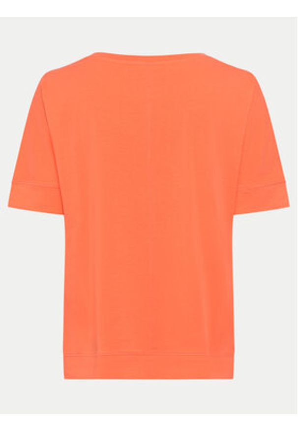 Olsen T-Shirt 11104490 Pomarańczowy Regular Fit. Kolor: pomarańczowy. Materiał: bawełna