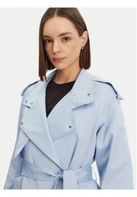 Morgan Trencz 251-GLINE Błękitny Relaxed Fit. Kolor: niebieski. Materiał: bawełna #3