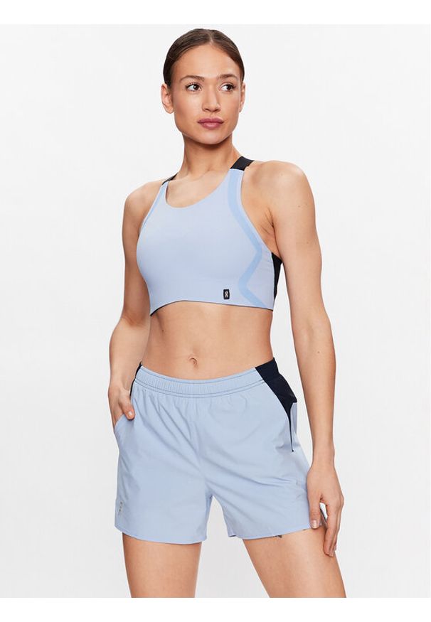 On Biustonosz sportowy Performance Bra W 25801014 Niebieski. Kolor: niebieski. Materiał: syntetyk