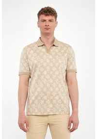 Karl Lagerfeld - Polo męskie z nadrukiem KARL LAGERFELD. Typ kołnierza: polo. Wzór: nadruk #4