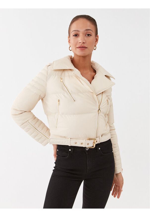 Pinko - PINKO Kurtka zimowa Case 101670 A13D Beżowy Regular Fit. Kolor: beżowy. Materiał: syntetyk. Sezon: zima