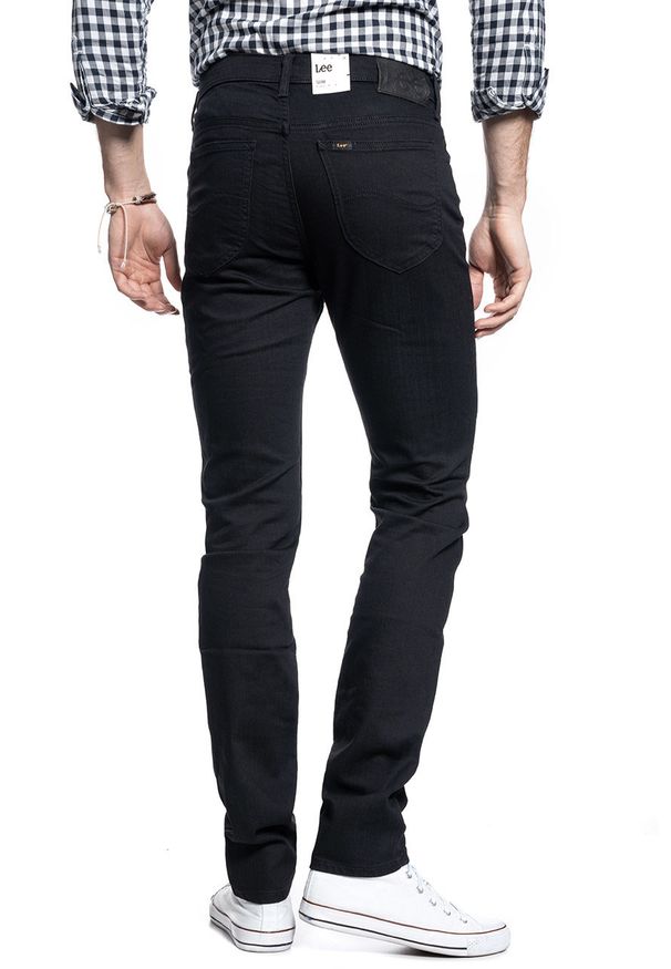 Lee - LEE SPODNIE MĘSKIE Rider BLACK RINSE L701YC47 112117819