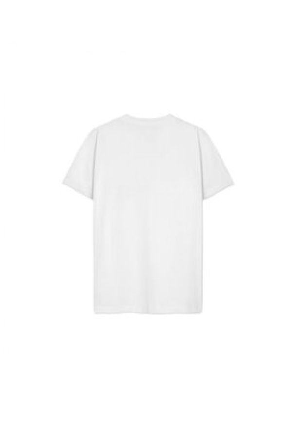 Versace Jeans Couture T-Shirt 78GAHC05 Biały Regular Fit. Kolor: biały. Materiał: bawełna