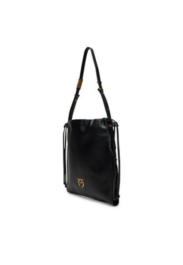 Pinko - PINKO Torebka Slouchy Classic Bag AI 25-26 PLTT 104359 A0QO Czarny. Kolor: czarny. Materiał: skórzane