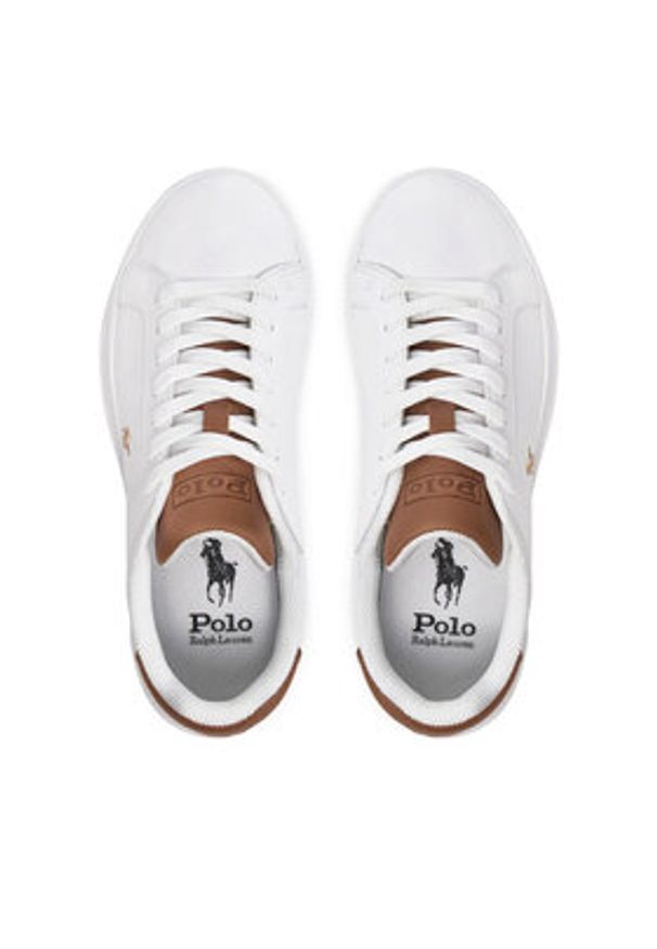 Polo Ralph Lauren Sneakersy 804953175001 Biały. Kolor: biały. Materiał: skóra