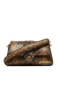 JACQUEMUS Torebka Le Petit Bambimou 233BA335-3198 Brązowy. Kolor: brązowy. Materiał: skórzane #5