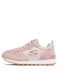 skechers - Skechers Sneakersy Goldn Gurl 111/BLSH Różowy. Kolor: różowy. Materiał: zamsz, skóra #6