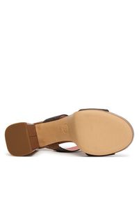 MICHAEL Michael Kors Sandały Erin Platform 40S6ERHS1B Brązowy. Kolor: brązowy. Materiał: skóra. Obcas: na platformie #3