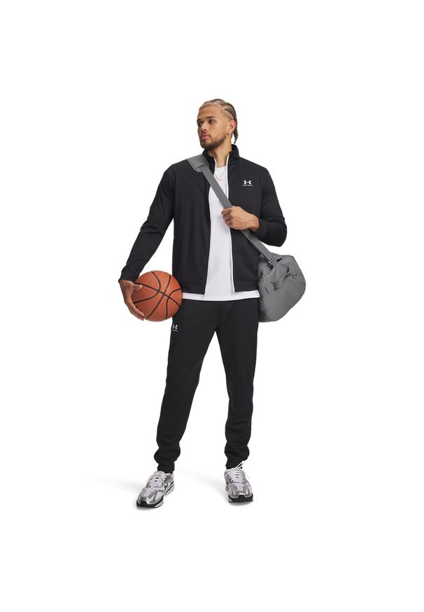 Spodnie dresowe treningowe męskie Under Armour Tricot Jogger (1290261-001). Kolor: czarny. Materiał: dresówka. Sport: fitness
