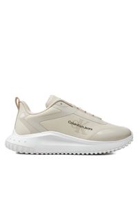 Calvin Klein Jeans Sneakersy Eva Runner Low Lace Mix Ml Wn YW0YW01442 Beżowy. Kolor: beżowy #1