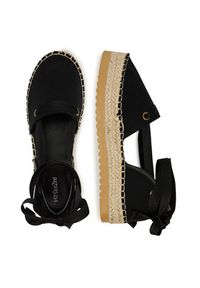 DeeZee Espadryle ZYLS093 Czarny. Kolor: czarny. Materiał: materiał, syntetyk #3
