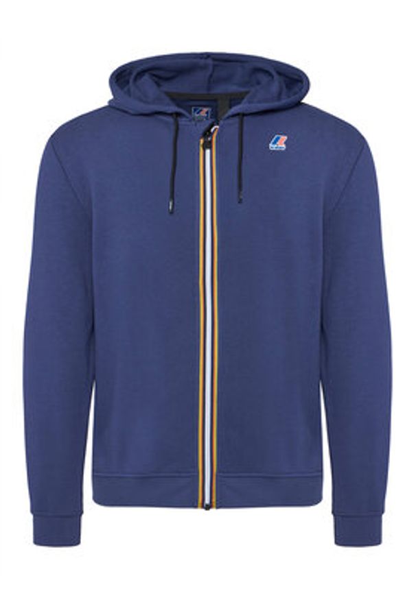 K-Way Bluza Arnel K4115ZW Granatowy Regular Fit. Kolor: niebieski. Materiał: bawełna