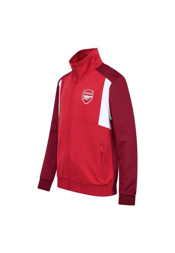 ARSENAL - Dres piłkarski dziecięcy Arsenal 23/24. Kolor: czerwony. Materiał: dresówka. Styl: sportowy