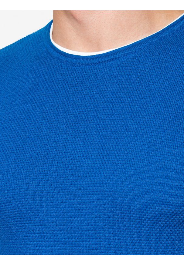 Niebieski sweter Ombre Clothing na co dzień, klasyczny