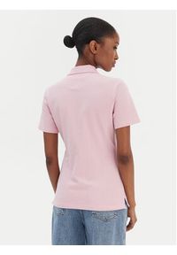 TOMMY HILFIGER - Tommy Hilfiger Polo 1985 WW0WW43225 Różowy Slim Fit. Typ kołnierza: polo. Kolor: różowy. Materiał: bawełna #3