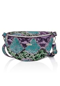 PAOLO PERUZZI - Skórzana saszetka nerka damska Paolo Peruzzi Z-15-A. Wzór: nadruk. Materiał: skórzane #1