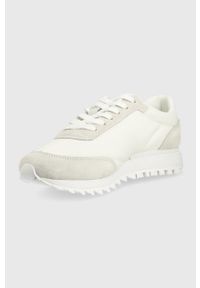 Tommy Jeans sneakersy EN0EN01737.YBR.RETRO.E kolor biały. Nosek buta: okrągły. Zapięcie: sznurówki. Kolor: biały. Materiał: poliester, guma #3
