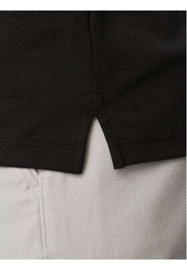 Calvin Klein Polo Supima LV04LH240G Czarny Slim Fit. Typ kołnierza: polo. Kolor: czarny. Materiał: bawełna