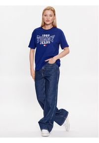 Tommy Jeans T-Shirt DW0DW16151 Granatowy Relaxed Fit. Kolor: niebieski. Materiał: bawełna #3