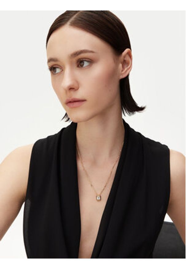 Guess Naszyjnik JUBB05 237JW Złoty. Materiał: metalowe. Kolor: złoty