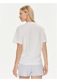 Lacoste T-Shirt TF7215 Biały Slim Fit. Kolor: biały. Materiał: bawełna #3
