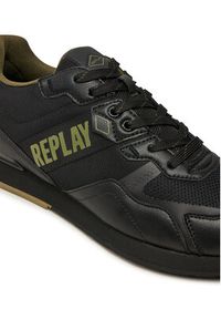 Replay - REPLAY Sneakersy Adrien Game 4 Lace-Up GMS1D.000.C0055T Czarny. Kolor: czarny. Materiał: skóra #6