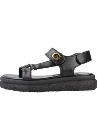 Guess - Sandały GUESS FLJLAN ELE03 Czarny. Kolor: czarny. Materiał: syntetyk. Sport: turystyka piesza