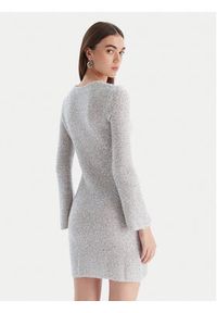 Marella Sukienka dzianinowa Arles 2523326042 Écru Slim Fit. Materiał: syntetyk #3