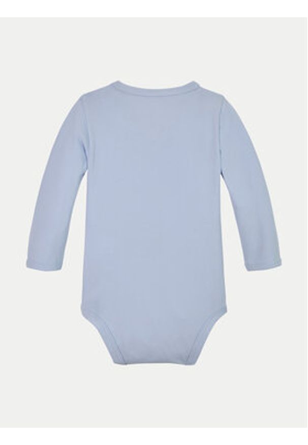 TOMMY HILFIGER - Tommy Hilfiger Body dziecięce Monotype Logo KN0KN01974 Błękitny. Kolor: niebieski. Materiał: bawełna
