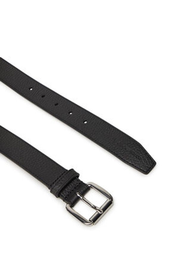 Emporio Armani Pasek Męski Y4S651 YQ93E 80001 Czarny. Kolor: czarny. Materiał: skóra