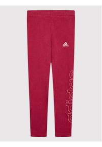 Adidas - adidas Legginsy Essentials HE1971 Różowy Tight Fit. Kolor: różowy. Materiał: bawełna