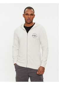 Jack & Jones Bluza Forest 12249238 Szary Standard Fit. Kolor: szary. Materiał: syntetyk, bawełna