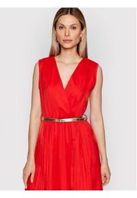 Rinascimento Sukienka letnia CFC0018569002 Czerwony Regular Fit. Kolor: czerwony. Materiał: bawełna, syntetyk. Sezon: lato #3