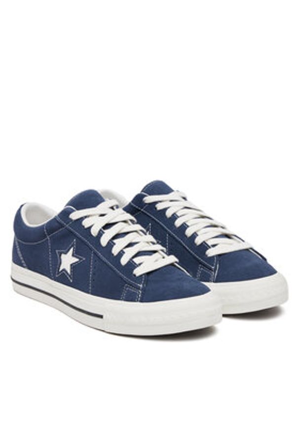 Converse Sneakersy One Star 95 A15097C Granatowy. Kolor: niebieski. Materiał: skóra, zamsz